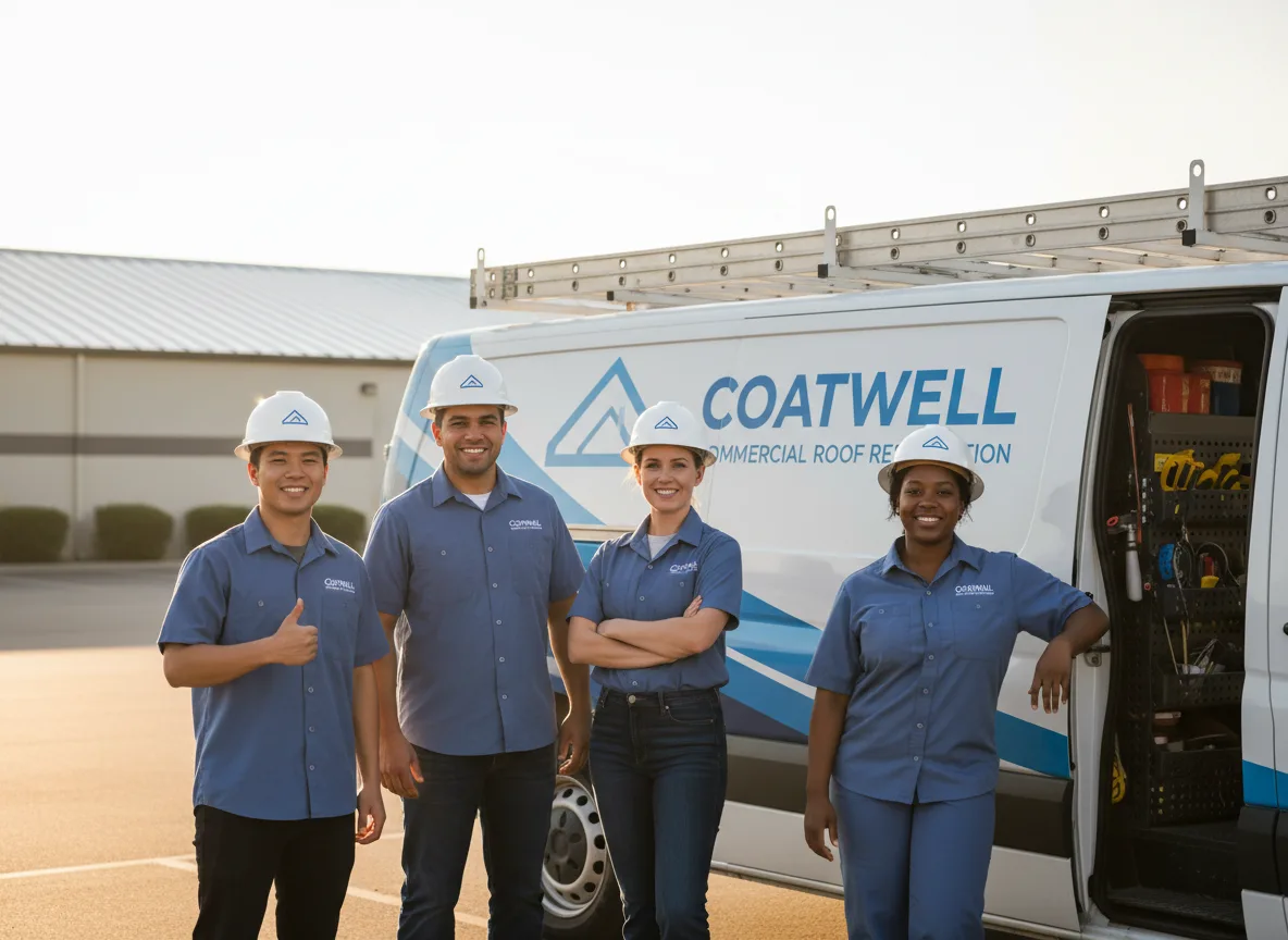 Commercial roof coating company in Assawoman, VA
